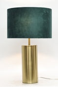 Load image into Gallery viewer, Ziva Large Dark Green Touch Table Lamp
