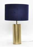 Load image into Gallery viewer, Ziva Large Navy Touch Table Lamp

