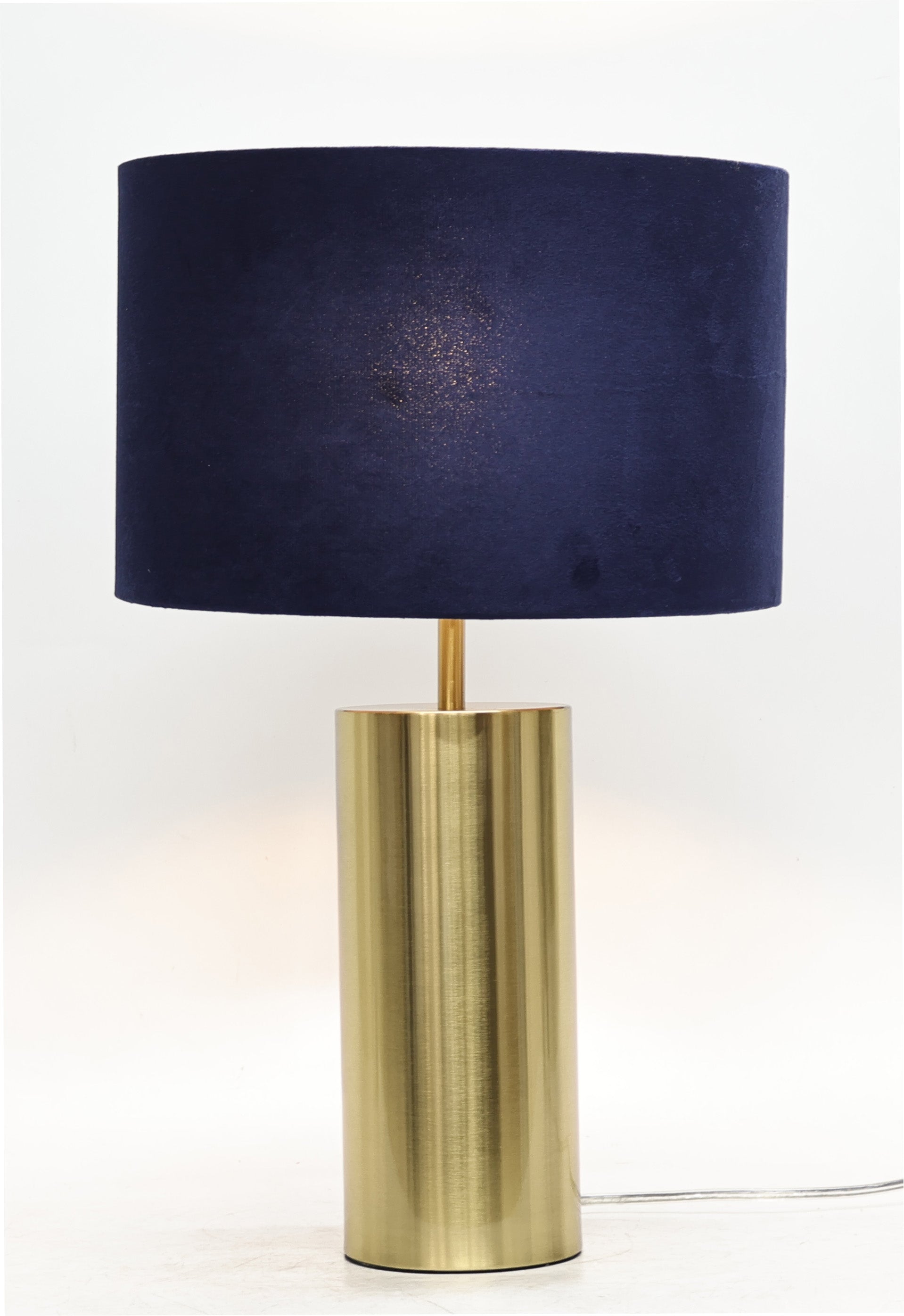 Ziva Large Navy Touch Table Lamp