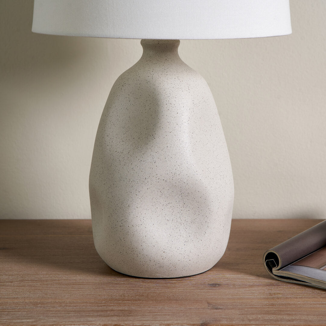 Sanders Cream Table Lamp