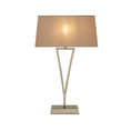 Load image into Gallery viewer, Lizzie Antique Brass & Champagne Touch Table Lamp
