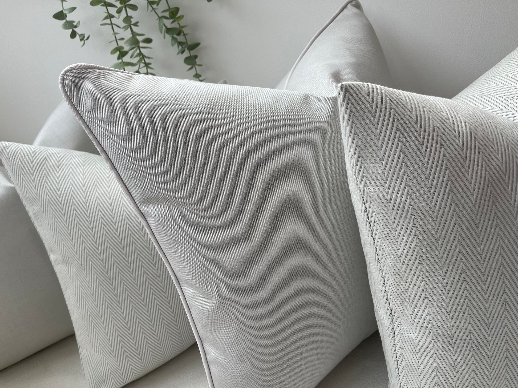 The Couture Cushion - The Outdoor Grey Kady - Style No. 22