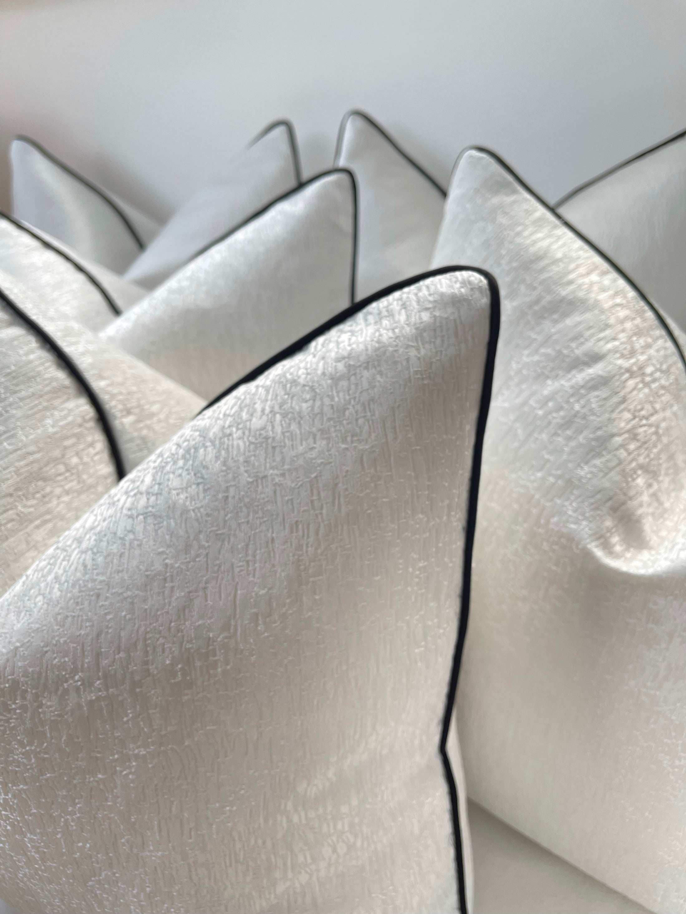 The White and Black Monochrome Chalayan Set The Couture Cushion Ltd