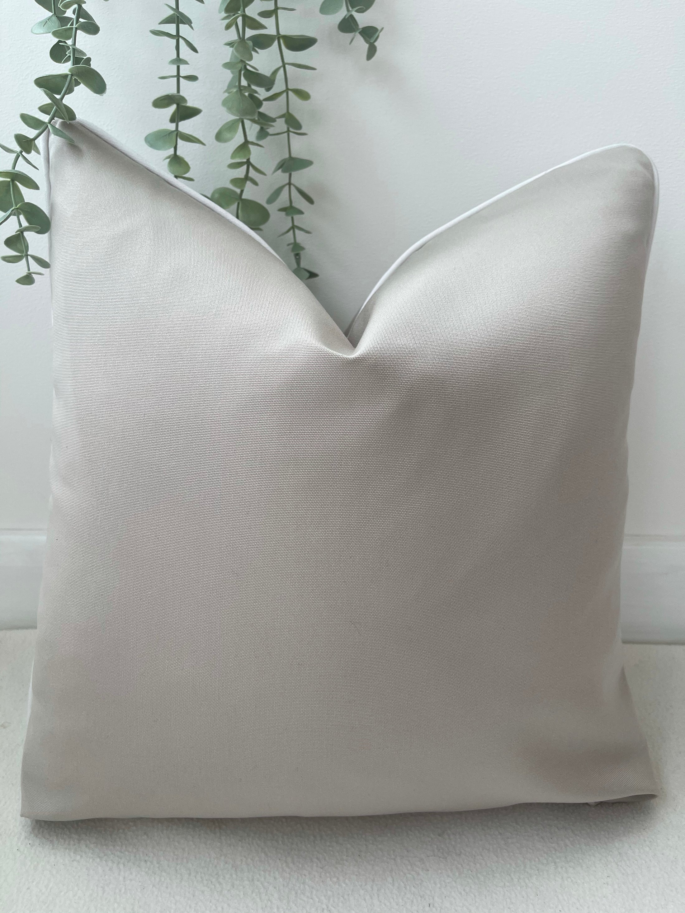 The Couture Cushion - The Outdoor Taupe McDermott - Style No. 60