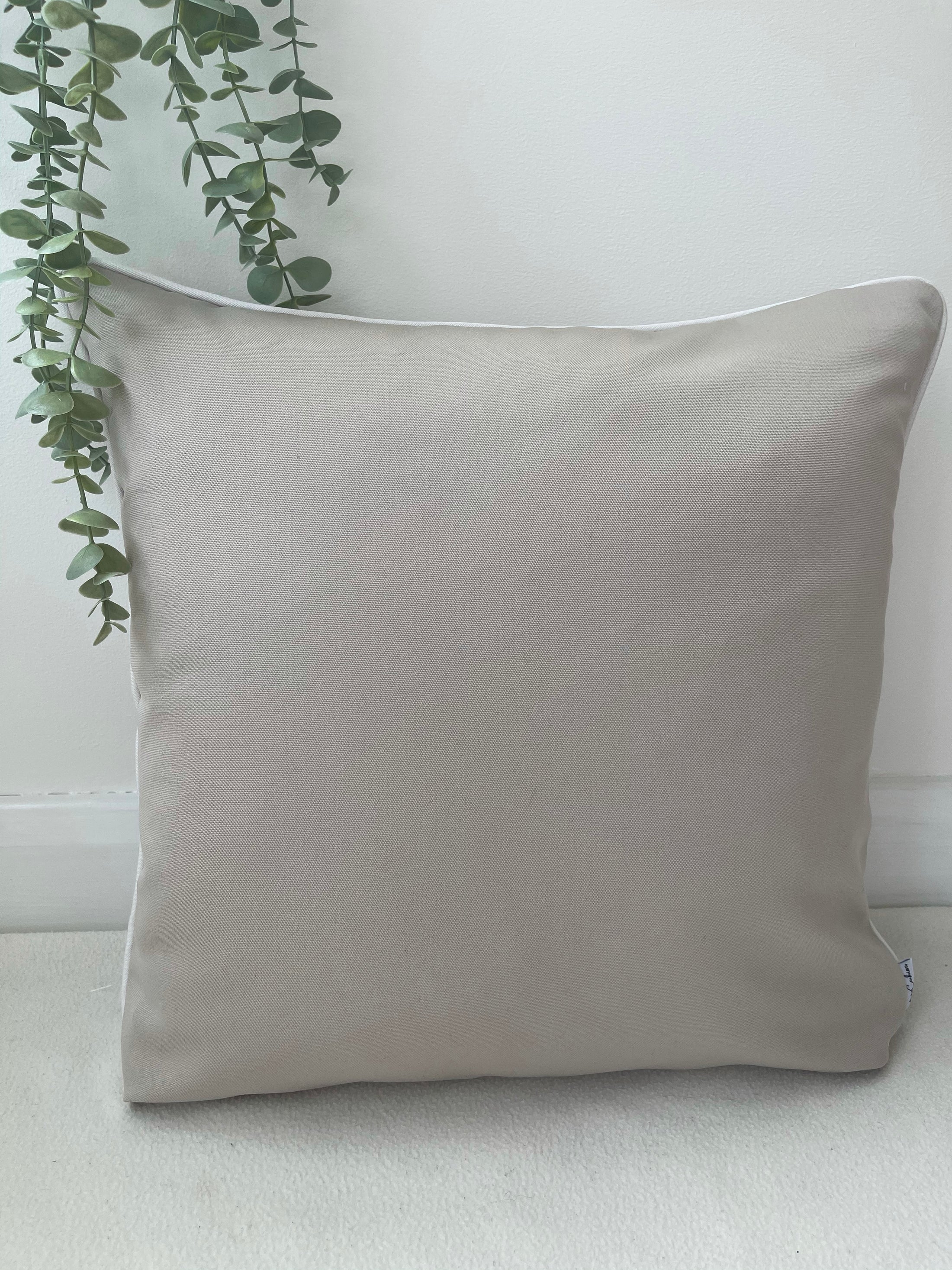 The Couture Cushion - The Outdoor Taupe McDermott - Style No. 60