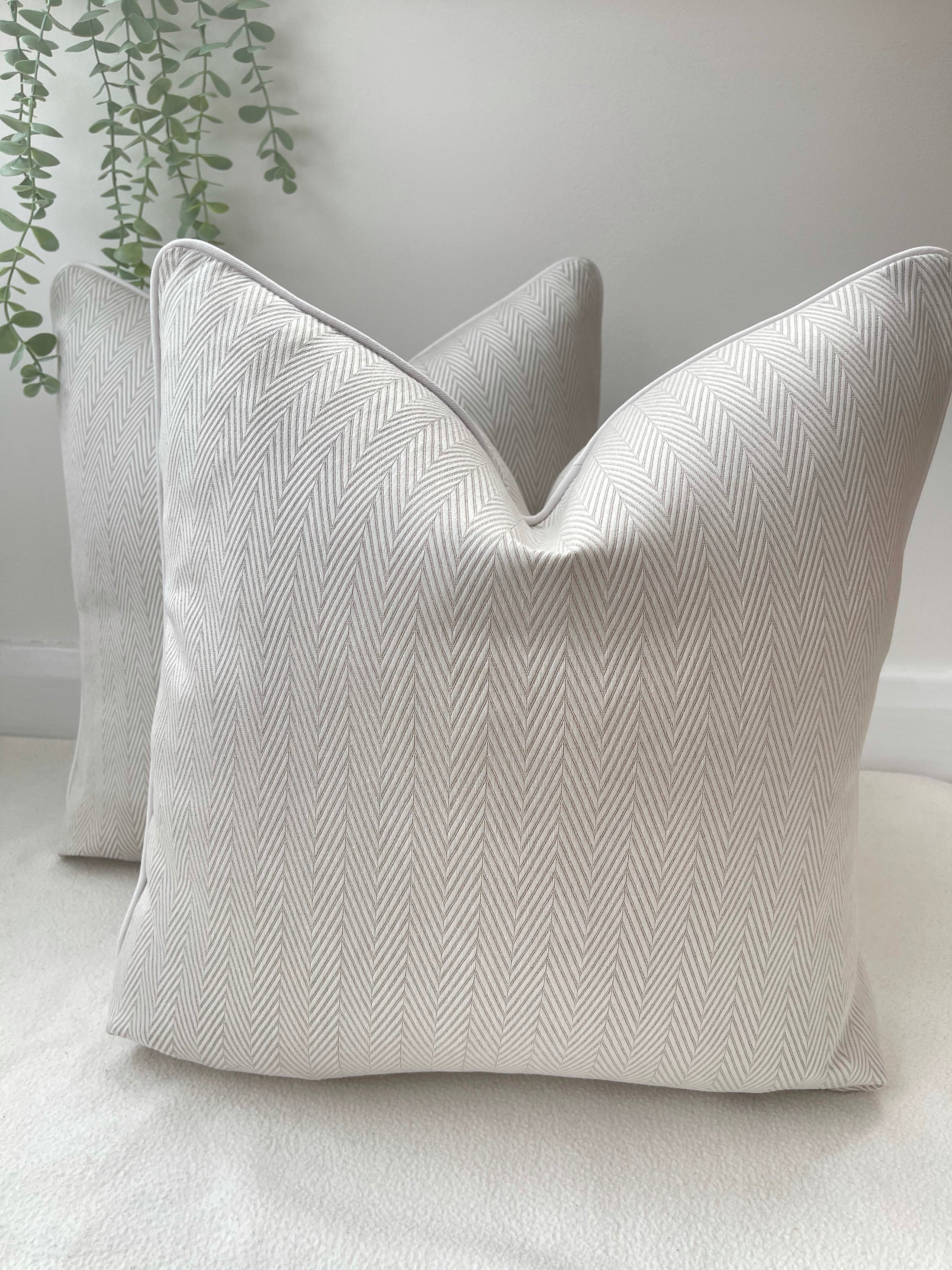 The Couture Cushion - The Outdoor Taupe Kady - Style No. 90